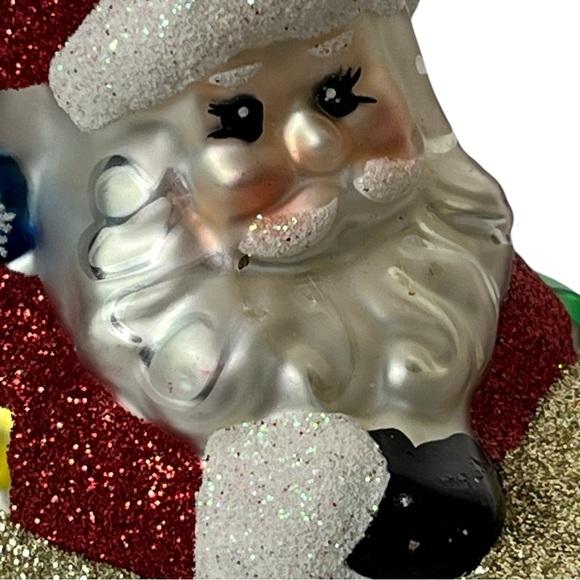 Christopher Radko Celebrations 2012 Santa Sleigh Glass Christmas Ornament - Picture 8 of 8